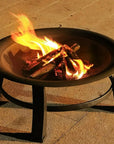 Round Outdoor Wood Burning Fire Pit - From Where -