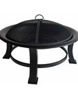 Round Outdoor Wood Burning Fire Pit - From Where -