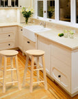 Round - Seat 24 - Inch Kitchen Stools - From Where -