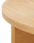 Round Wood Coffee Table - From Where -