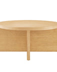 Round Wood Coffee Table - From Where -