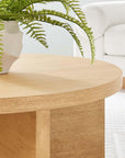 Round Wood Coffee Table - From Where -