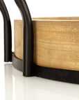 Round Wood Serving Tray - From Where -