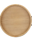 Round Wood Serving Tray - From Where -