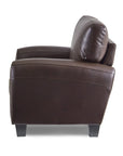 Rubin 85" Bonded Leather Sofa - From Where -