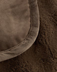 Ruched Faux Fur Throw - From Where Finds -