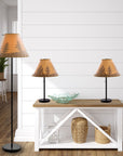 Rustic Cabin Lodge 3 - Piece Table & Floor Lamp Set - From Where -