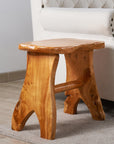 Rustic Cedar Roots A - Leg Stool - From Where -