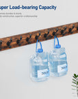 Rustic Coat Rack with 10 Hooks - From Where -