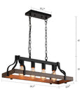 Rustic Farmhouse Light Fixture - From Where -