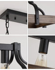 Rustic Farmhouse Light Fixture - From Where -