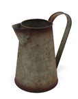 Rustic Galvanized Metal Milk Pitcher - From Where -
