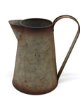 Rustic Galvanized Metal Milk Pitcher - From Where -
