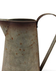 Rustic Galvanized Metal Milk Pitcher - From Where -