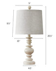Rustic Table Lamp (Set of 2) - From Where -