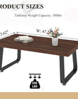 Rustic Walnut Coffee Table - From Where -