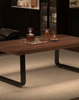 Rustic Walnut Coffee Table - From Where -
