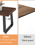 Rustic Walnut Coffee Table - From Where -