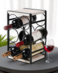 Rustic Wood Countertop Wine Rack - From Where -