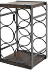 Rustic Wood Countertop Wine Rack - From Where -