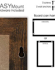 Rustic Wooden Frame White Board - From Where -