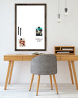 Rustic Wooden Frame White Board - From Where -