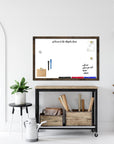 Rustic Wooden Frame White Board - From Where -