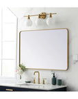 Sabine Rounded Rectangle Wall Mirror - From Where -