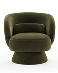 Saboor Swivel Accent Chair - From Where -