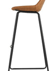 Saddle Brown Barstool (Set of 2) - From Where -