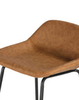Saddle Brown Barstool (Set of 2) - From Where -