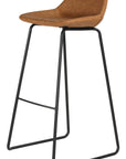 Saddle Brown Barstool (Set of 2) - From Where -