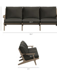 Saratoga Outdoor Teak Sofa - From Where Finds -