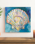 "Scallop Shell" by Jeanette Vertentes Canvas Art - From Where -