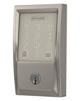 Schlage Encode Smart Wi - Fi Deadbolt with Century Trim in Satin Nickel - From Where -