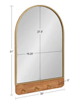 Schuyler Arch Wall Mirror - From Where -