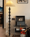 Sculpted Rhythm Wood Floor Lamp - From Where -