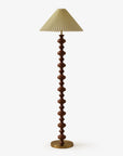 Sculpted Rhythm Wood Floor Lamp - From Where -