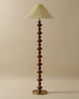 Sculpted Rhythm Wood Floor Lamp - From Where -