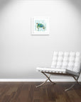 Sea Turtle Swim II Painting Print - From Where -