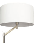 Serene Brushed Nickel Floor Lamp - From Where Finds -