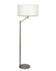Serene Brushed Nickel Floor Lamp - From Where Finds -
