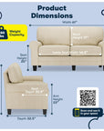 Serta Copenhagen Rolled Arm Sofa - From Where -