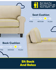 Serta Copenhagen Rolled Arm Sofa - From Where -