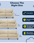 Serta Copenhagen Rolled Arm Sofa - From Where -