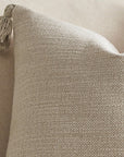 Set of 2 Light Beige Pillow Covers - From Where -