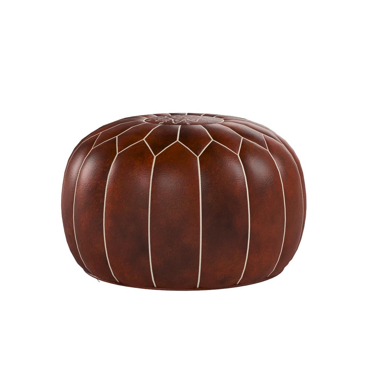 Set of 2 Moroccan Poufs Ottoman - From Where -