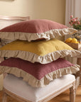 Shabby Chic Throw Pillow Covers (Set of 2) - From Where -
