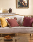 Shabby Chic Throw Pillow Covers (Set of 2) - From Where -
