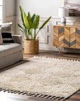 Shafali Tiled Trellis Rug - From Where Finds -